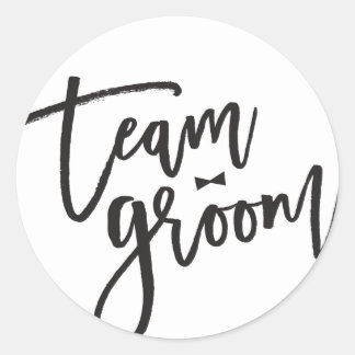 Team Groom Bow Tie Bachelor Party Wedding Stickers