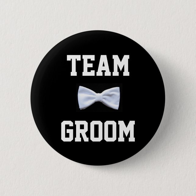 Team Groom Button (Front)