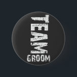 Team Groom Extra Large Grunge Text 6 Cm Round Badge<br><div class="desc">Extra large "grunge" looking text reads: "Team Groom". This design is ideal for a Bachelor Party outing! Don’t forget the matching “Team Bride” designs. Copy and paste this text into your browser window to view these designs: http://www.zazzle.com/exclusivelyweddings*/gifts?cg=196481553580698855</div>