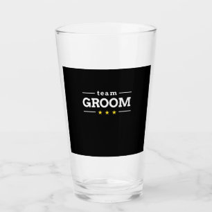 Team Groom Glass