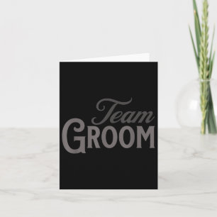 Team Groom Group Matching Bachelor Party 2024 Groo Card
