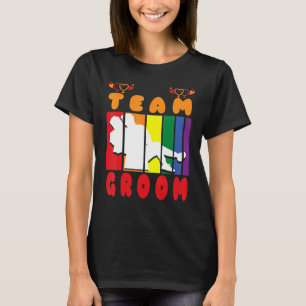 Team Groom Husband Crew same gender love T-Shirt