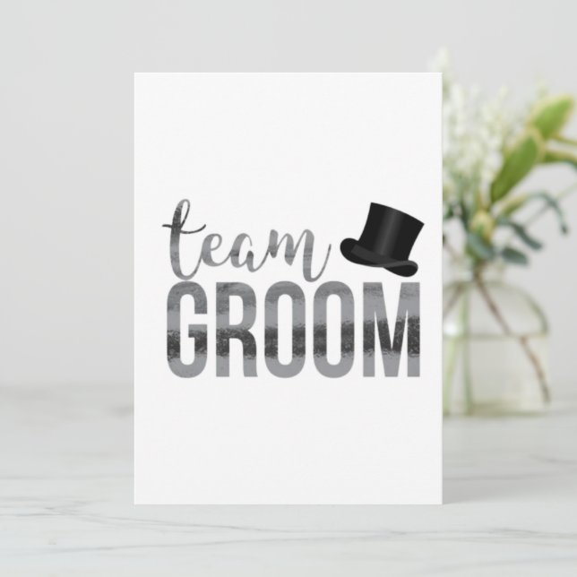 Team Groom Invitation (Standing Front)