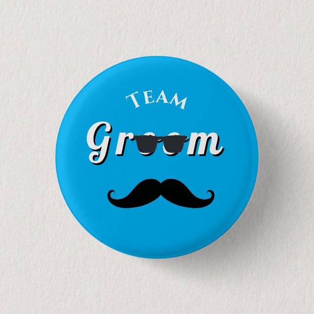 Team Groom ladkewale badge  Button (Front)