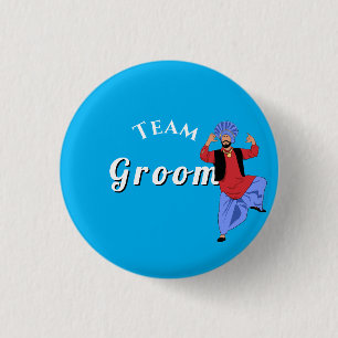 Team Groom ladkewale badge Button