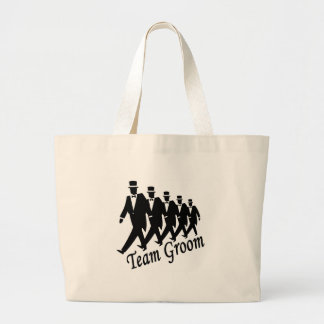 Team Groom Large Tote Bag