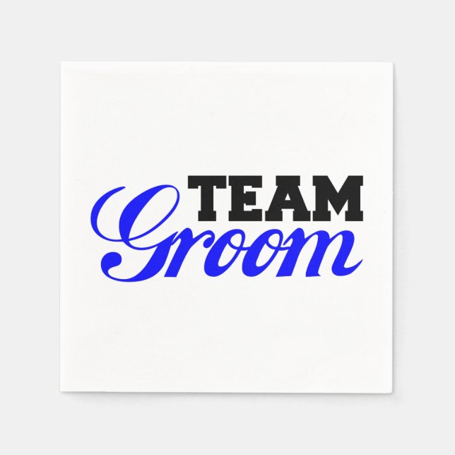 Team groom napkin (Front)
