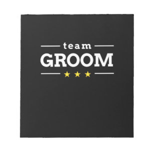 Team Groom Notepad