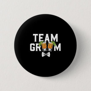 Team Groom Party Bachelor Shots Bride Wedding 6 Cm Round Badge