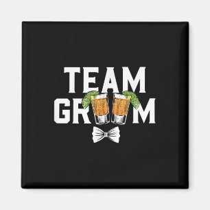 Team Groom Party Bachelor Shots Bride Wedding Magnet