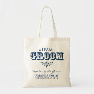 "TEAM GROOM" Personalised Wedding Party Tote Bag