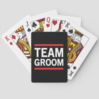 Team Groom Playing Cards