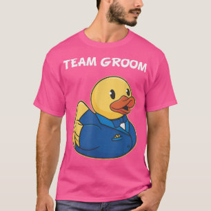 Team Groom Rubber Duck Party Boys Stag Night  T-Shirt