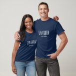 Team Groom Shirt<br><div class="desc">Team groom, this short sleeve, cotton crew neck shirt is shown in the Navy Blue colour with a sample last name, so you can customise this shirt to your liking, by clicking on customise button, look to right and find the appropriate boxes and change the sample text to your information....</div>
