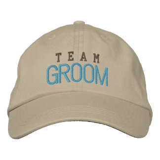 Team groom spirit bachelor blue baseball cap