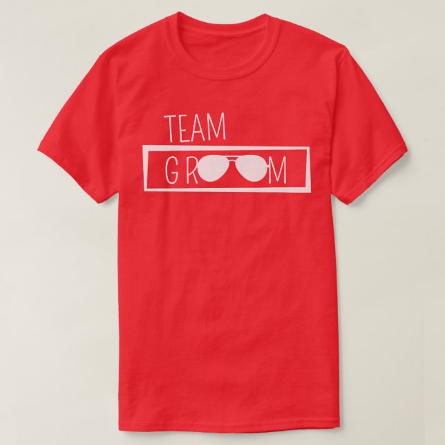 Team Groom Squad Wedding Best Man Bachelor Party G T-Shirt (Design Front)