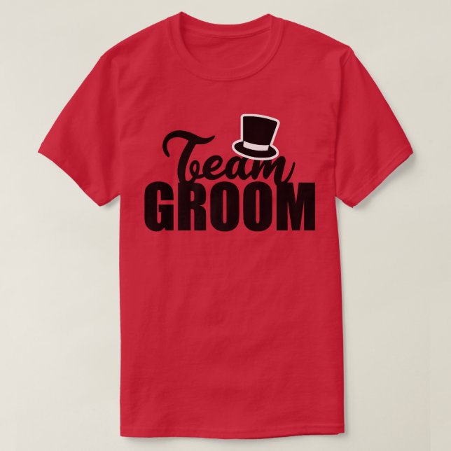 Team Groom Top Hat Bachelor Party Wedding Funny Gi (Design Front)