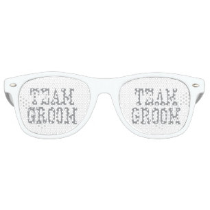 Team Groom Western Grey Retro Sunglasses