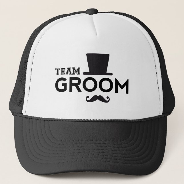 Team Groom with hat and moustache (Front)