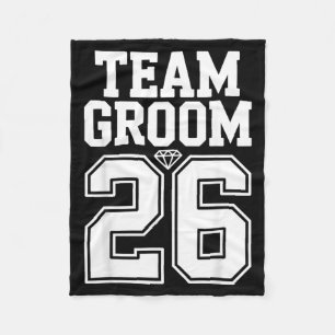Team Grooms 2026 Stag Party Group Fleece Blanket