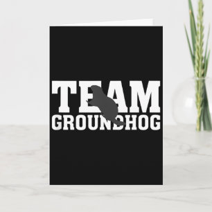 Team Groundhog Funny Groundhog Day Tank Top  Card