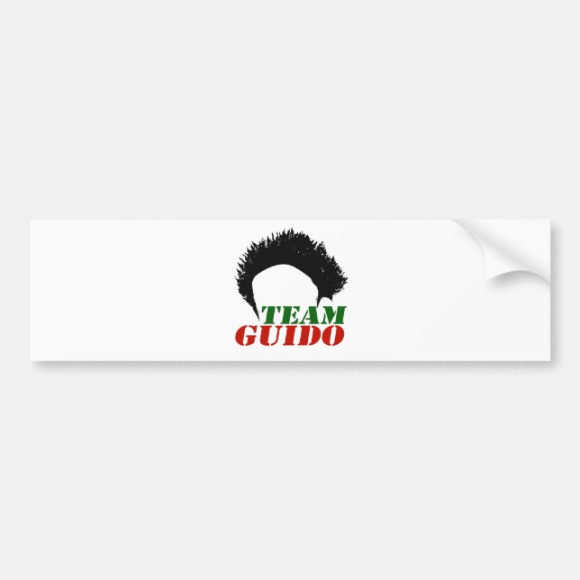 TEAM GUIDO BUMPER STICKER (Front)