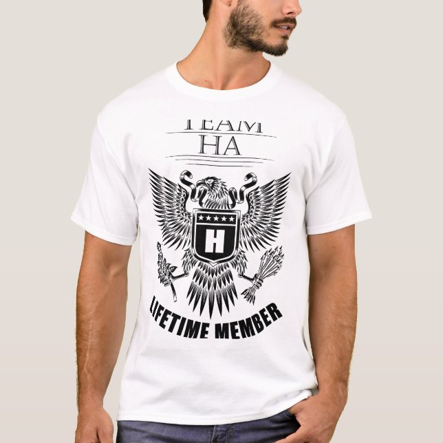 Team Ha Lifetime member T-Shirt (Front)