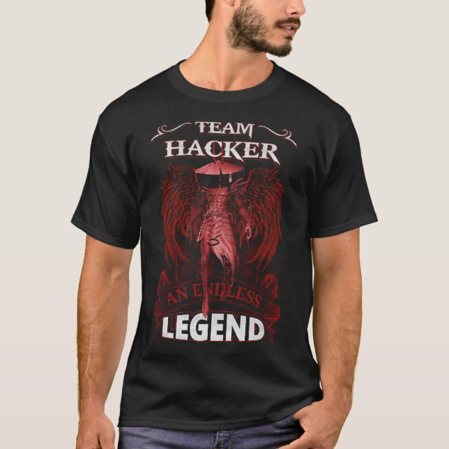 Team HACKER - An Endless LEGEND T-Shirt (Front)