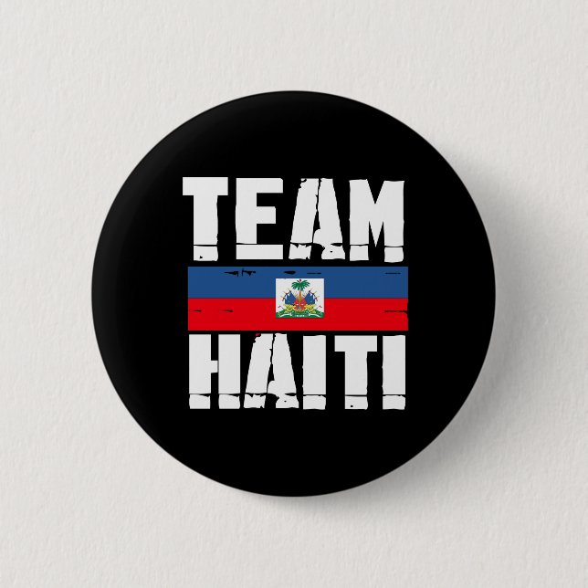 TEAM HAITI 6 CM ROUND BADGE (Front)