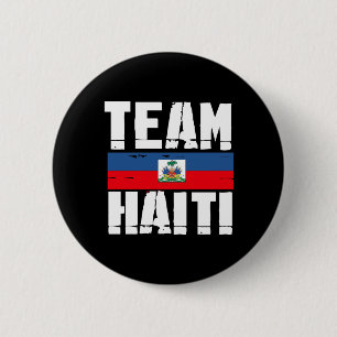 TEAM HAITI 6 CM ROUND BADGE