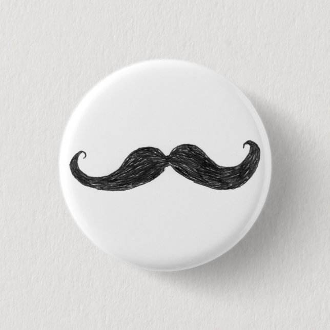 Team Hans Moostache Button (Front)