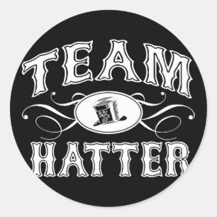 Team Hatter Classic Round Sticker