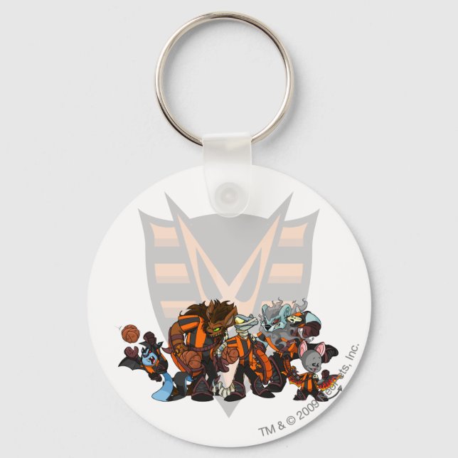 Team Haunted Woods Group Key Ring (Front)
