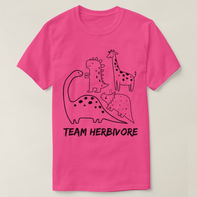 Team Herbivore 3 T-Shirt (Design Front)