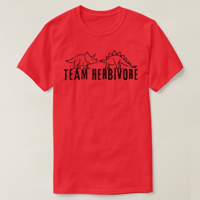 Team Herbivore 5 T-Shirt (Design Front)