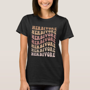 Team Herbivore Vintage Vegan Vegetarian Plant Base T-Shirt