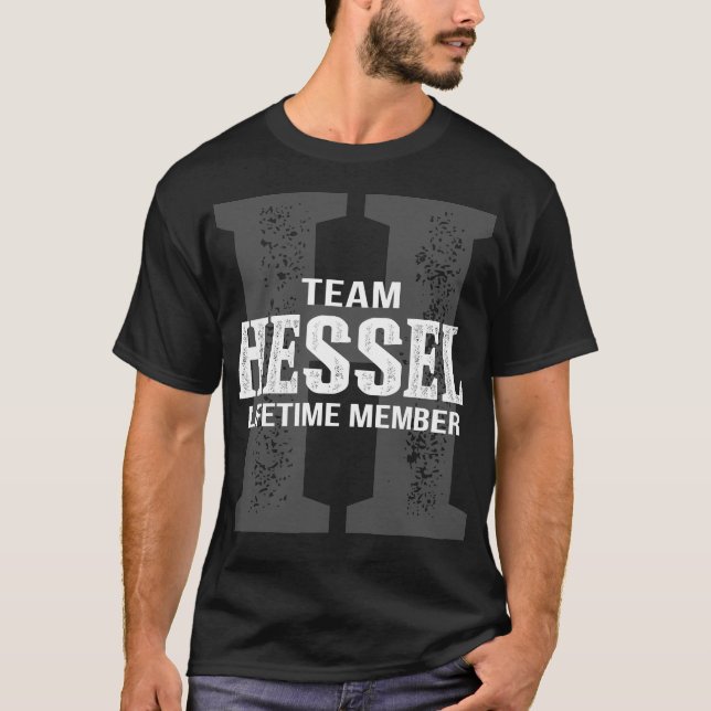 Team HESSEL Lifetime Member T-Shirt (Front)