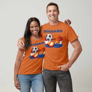 Team Holland Netherlands Soccer Fan Orange T-Shirt
