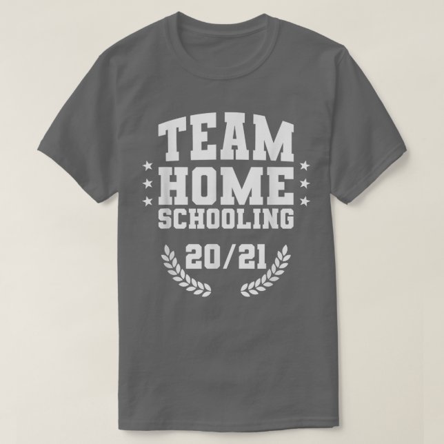 Team Homeschooling 2021 Student School Child Prima T-Shirt (Design Front)