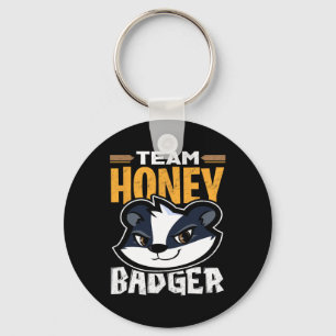 Team Honey Badger - Cool Animal Lover Gift  Key Ring