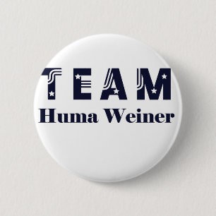 TEAM Huma Weiner 6 Cm Round Badge