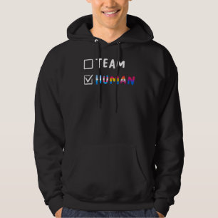 Team Human Bisexual Hoodie