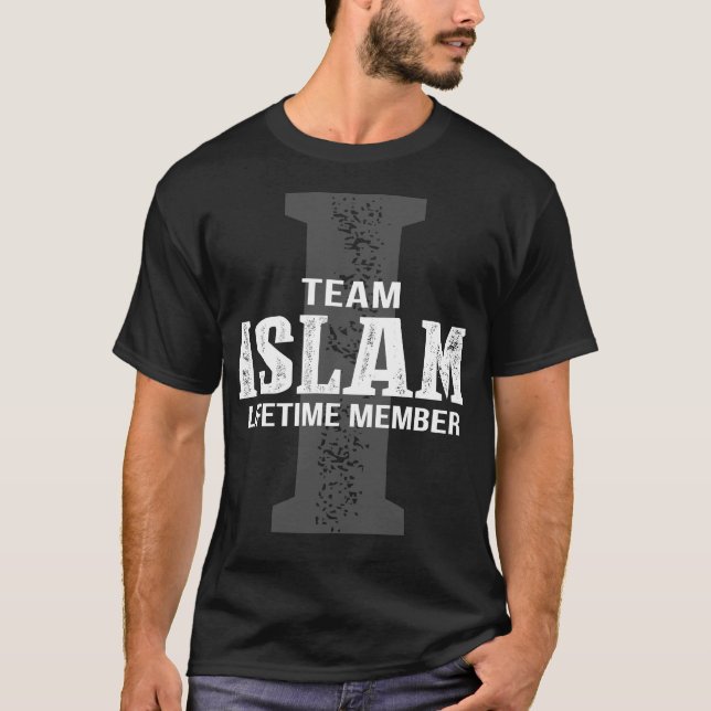 Team ISLAM Lifetime Member T-Shirt (Front)