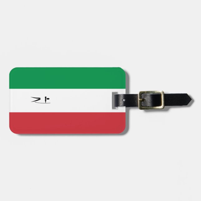 Team Italy Archery Luggage Tag (Front Horizontal)