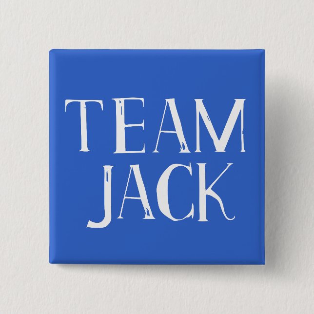 Team Jack 15 Cm Square Badge (Front)