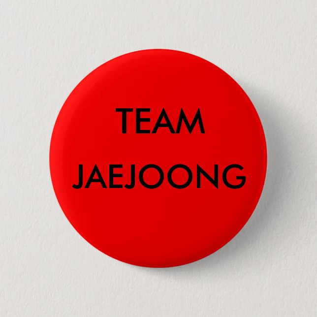TEAM, JAEJOONG 6 CM ROUND BADGE (Front)