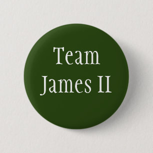 Team James II 6 Cm Round Badge