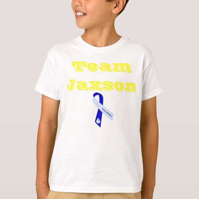 team Jaxson youth shirt (Front)