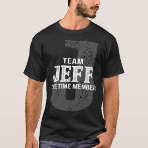 Team JEFF Lifetime Member T-Shirt