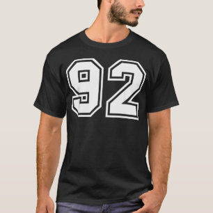 Team Jersey Number 92 T-Shirt